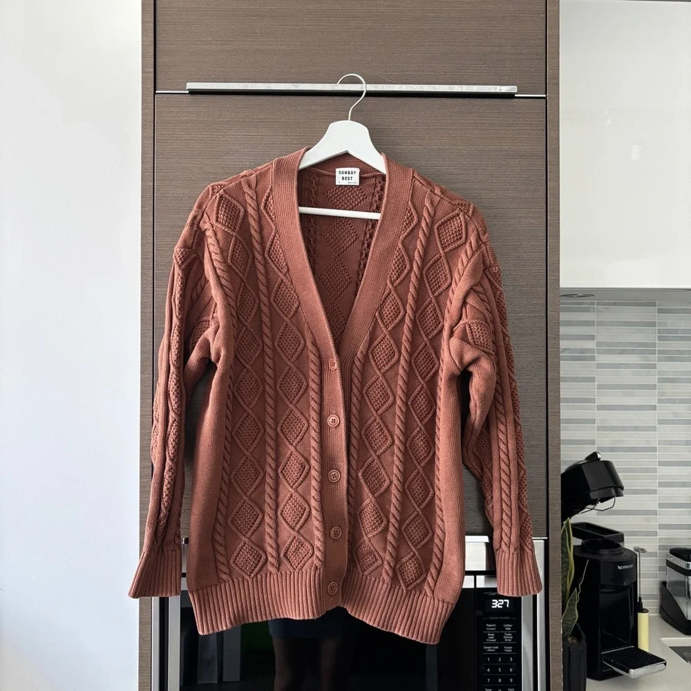 Aritzia Sunday Best Lamora Sweater Cardigan - Picture 2 of 10